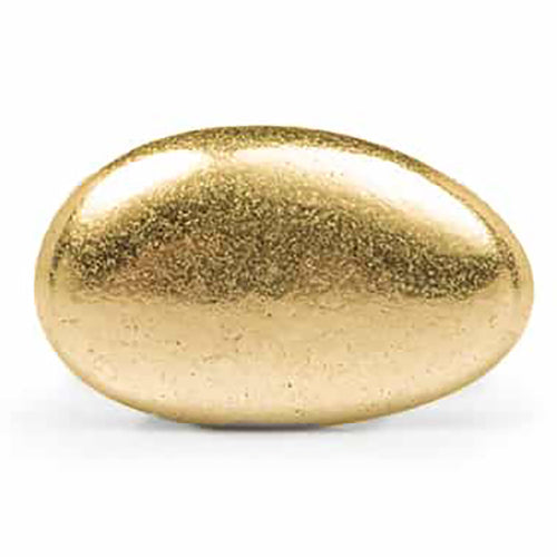 Chocolade suikerbonen - metallic goud (250 gr)